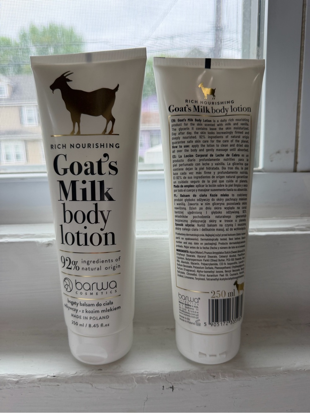 Goat's Milk Body Lotion – Rich Nourishing Formula in White